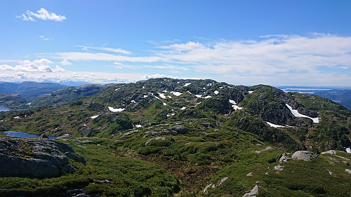 Austre Stemmefjellsnakken from Skorafjellet