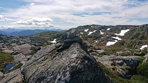 Fossabotnsnakkane with Austre Stemmefjellsnakken in the background