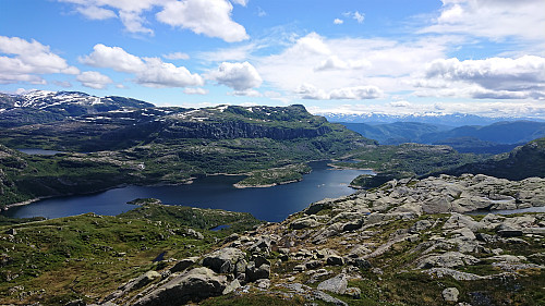 Ottanosi and Botnavatnet from Austre Stemmefjellsnakken