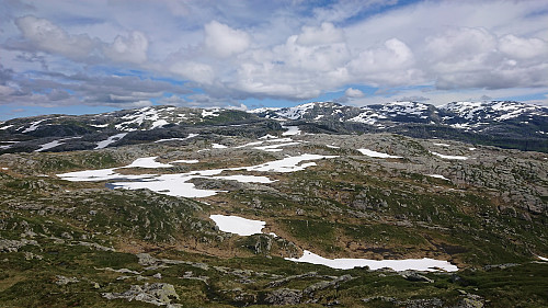 Towards Trælafjellet from Solafjellet