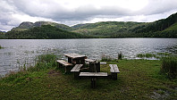 Picnic area at Myrdalsvatnet
