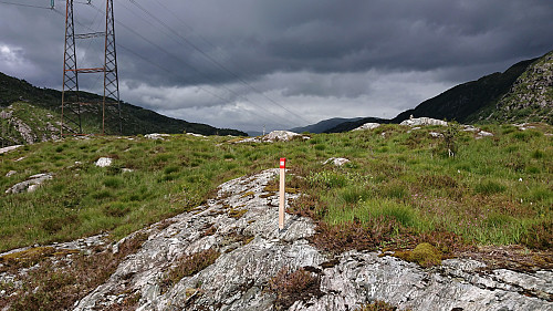 The top of the pass through Furedalen