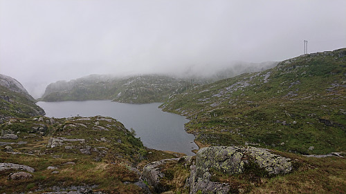 Kvernhusvatnet from the descent from Sætrefjellet