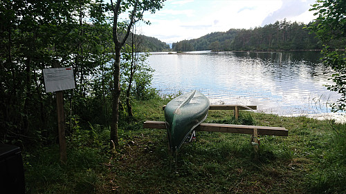 Free canoeing (through Samnanger DNT) at Sævellavatnet