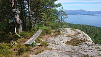 Skjønhammar. View east.