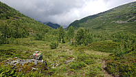 Trail northeast from Vigdalstøl
