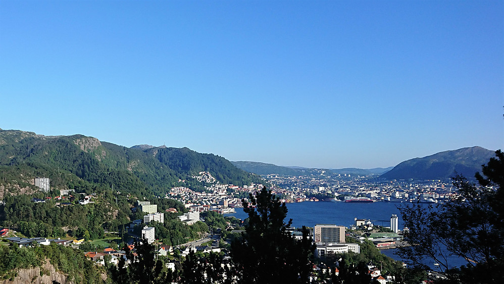 Towards the city center from Furukammen