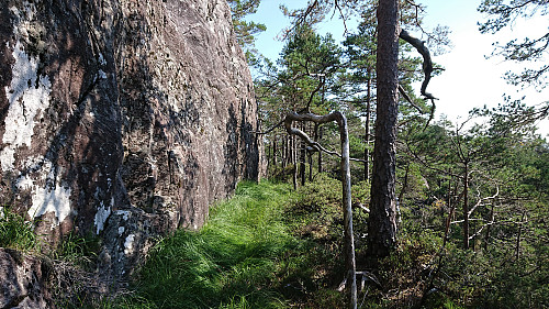 Heading south to ascend from there