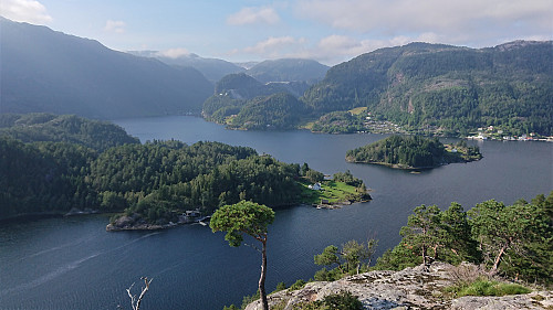 Towards Husafjellet from the summit