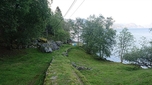 Approaching the dock at Liabakken