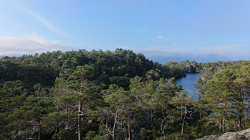 The lower northwestern summit