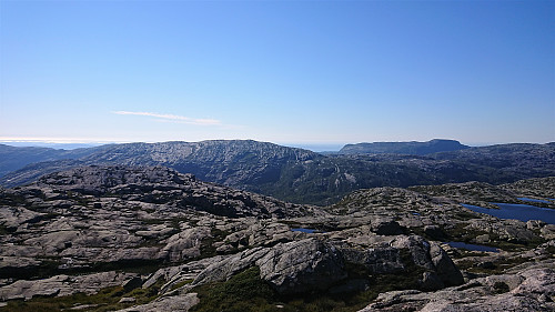 Horga and Ådneburen from Tverrvassfjellet