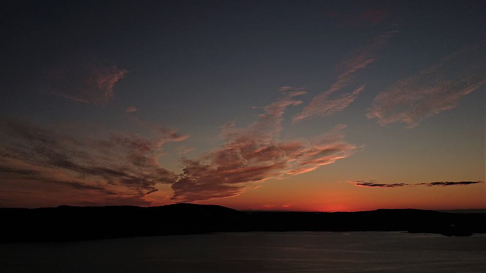 Sunset from above Lønborglien