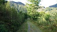 End of the road next to Krutthuset