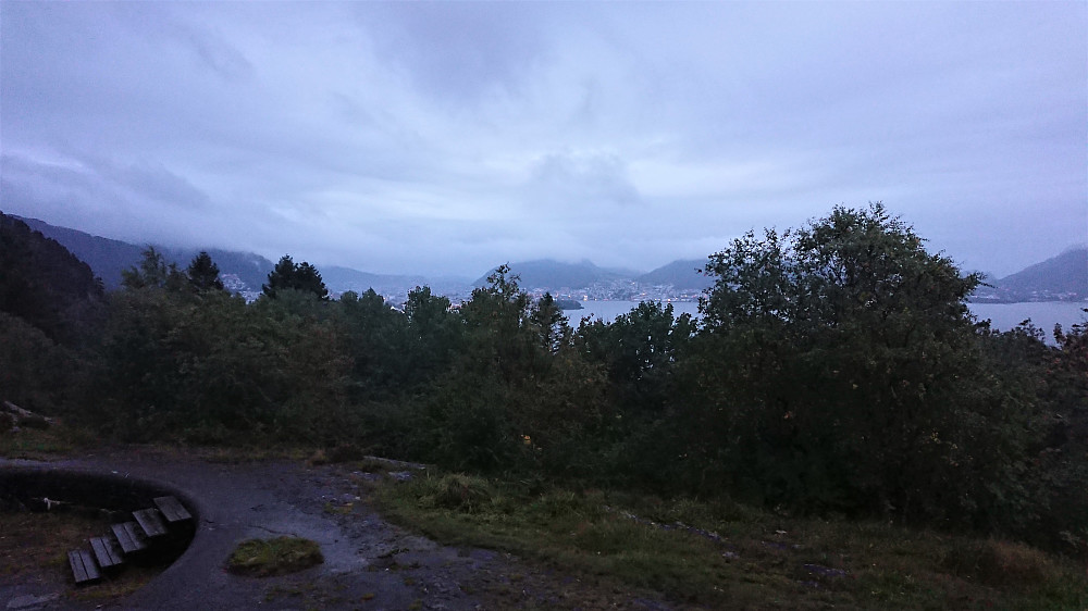 View towards the city center from Hellen festning
