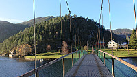 Suspension bridge to Fethaugen