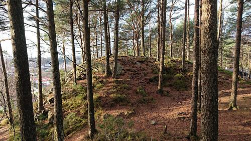 The other smaller summit to the south