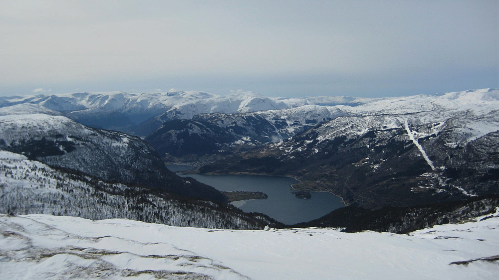 View towards Barsnesfjorden from Solvornnipa
