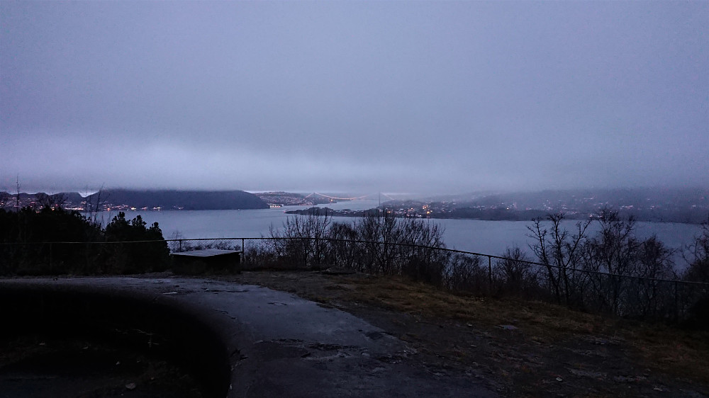 The limited views from Hellen festing this afternoon