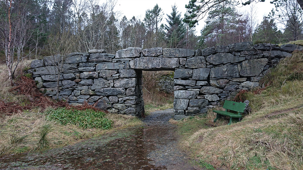 The entrance to the ice house