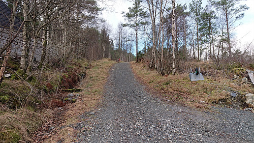 Gravel road from Hetlebakka