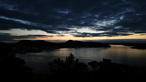 Sunset at Håmanen