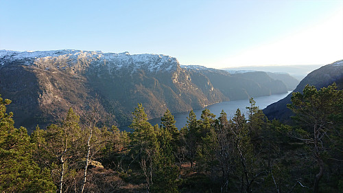 Veafjorden from east of the summit of Pina