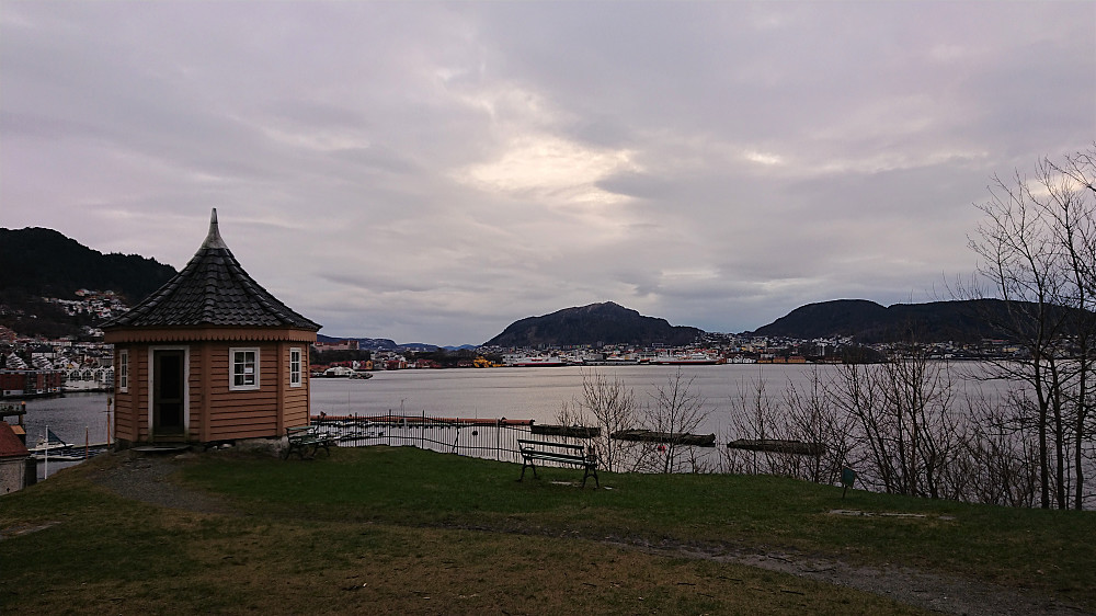 From Gamle Bergen towards the city center