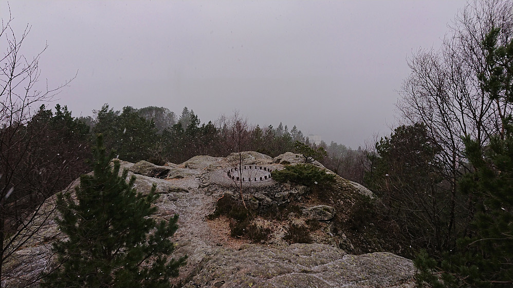 Ørneberget NV in the snow