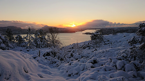 Sunset from Ørneberget