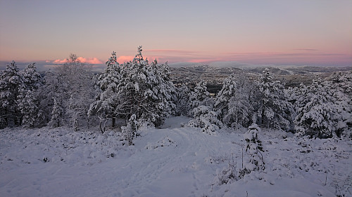 Northwest from the descent from Ørneberget