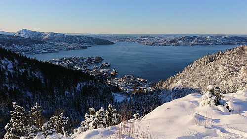 View west from "lysløypen"