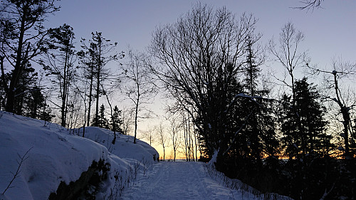 Above Storediket on the ascent