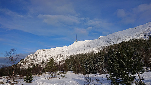 The antenna at Ulriken from Perabu