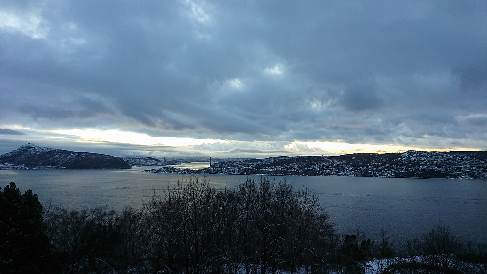 View west from Hellen festning