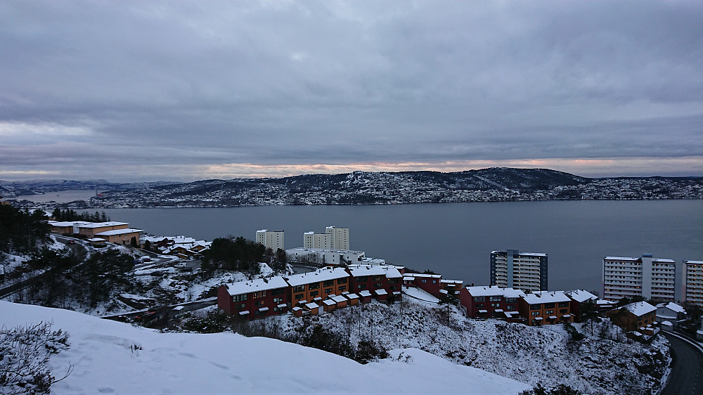 West/southwest from Fagerdalsskaret utsiktspunkt