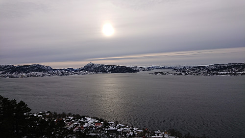 Towards Lyderhorn from Furukammen