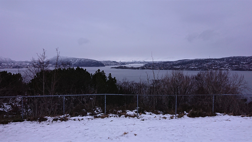 Towards Askøybroen from Hellen festning