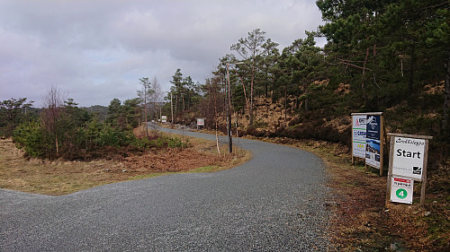 The start of Brekkeløypa