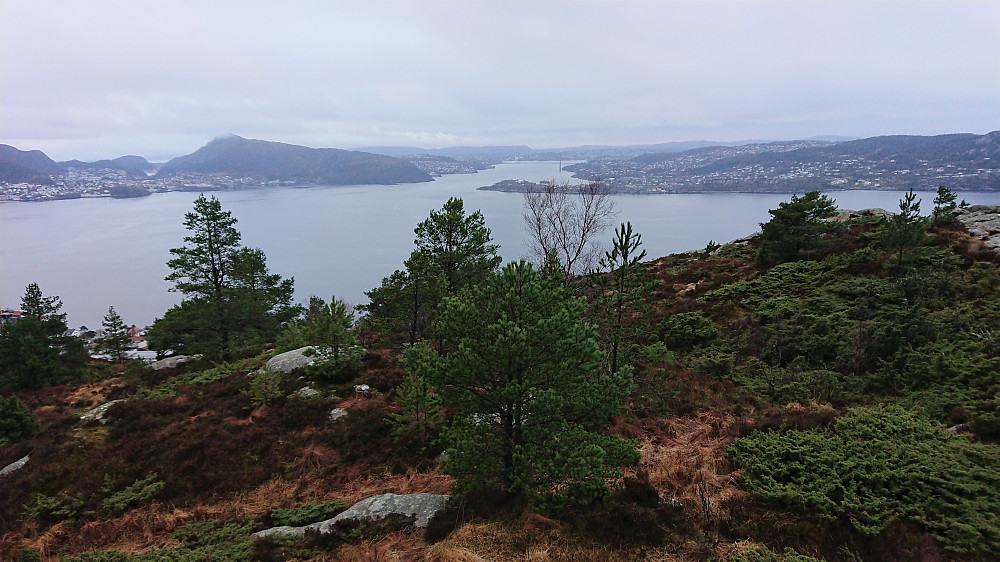 Towards Askøybroen from Ørneberget
