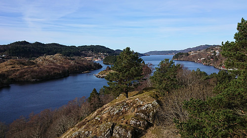 Northwest from Tveitaneset with Peparen to the left