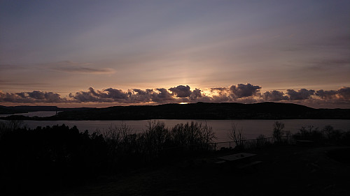 Sunset from Hellen festning