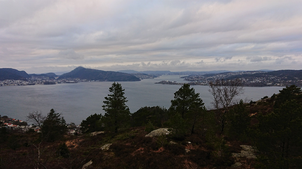 Towards Askøybroen from Ørneberget