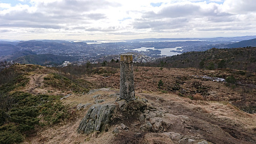 View southwest from Landåsfjellet