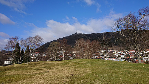 Langhaugen with Ulriken in the background