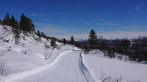 Descending towards the main road
