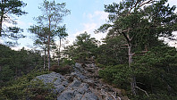 Trail along the ridge