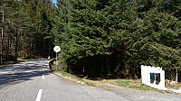 The start of the tractor road