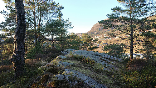 The summit of Lyshovden with Løvstakken in the background