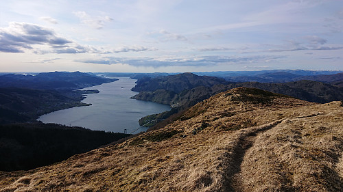 Sørfjorden from the start of the descent